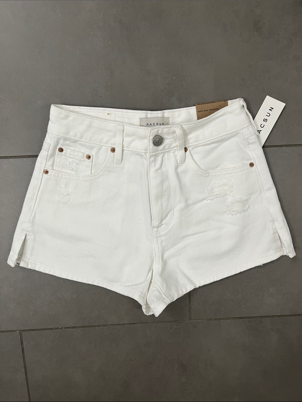NEW WITH TAGS PacSun High Rise Festival Denim High Rise Shorts